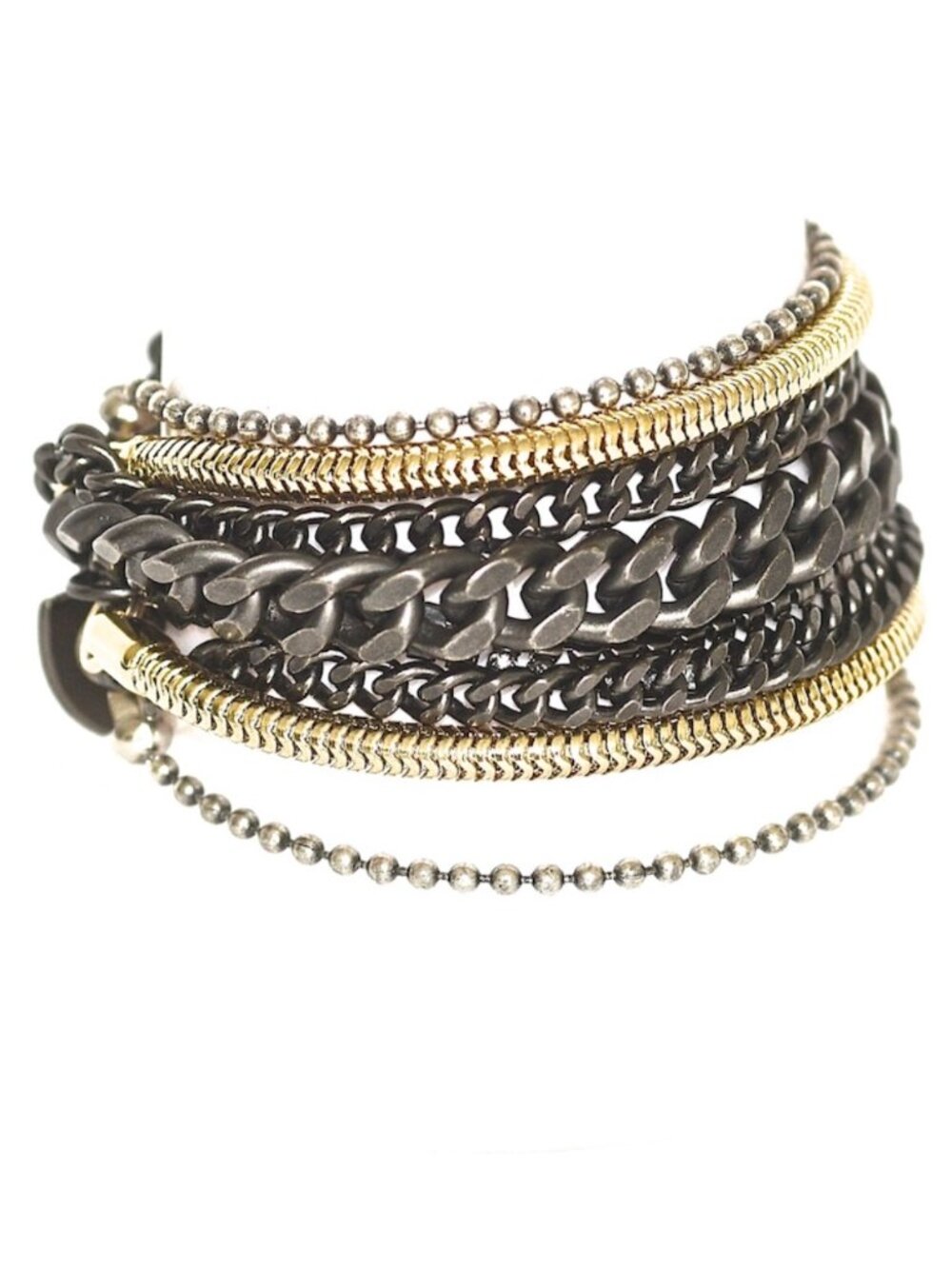 Giles & Brother Multi Strand Chain Bracelet - Signed